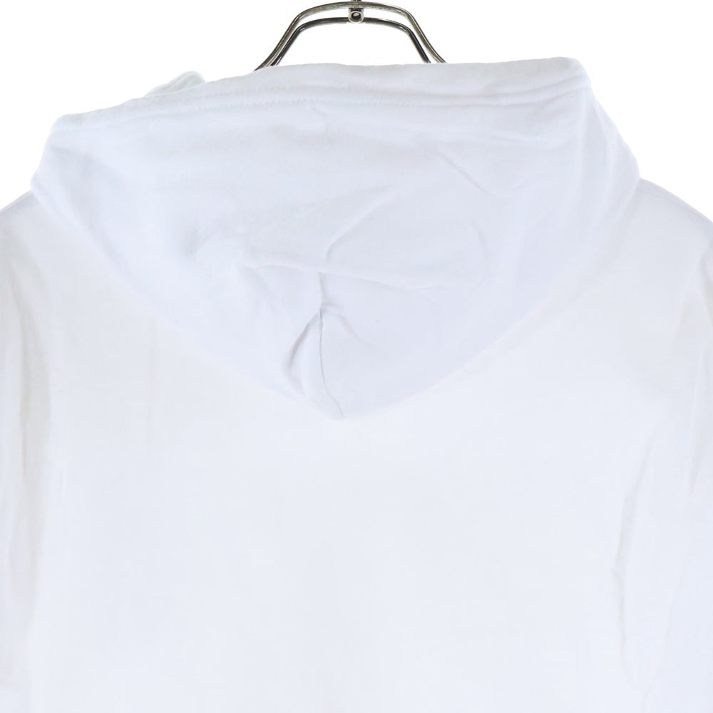 CHROME HEARTS(クロムハーツ) SWTSHRT PLVR バーティカルロゴ 袖プリントプルオーバースウェットパーカー フーディ ホワイト