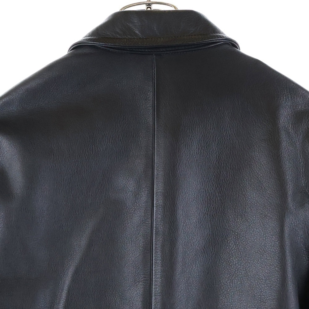 WACKO MARIA(ワコマリア) ステアハイド シングル ライダース カウレザー ジャケット ブラック WMR-LEA-01