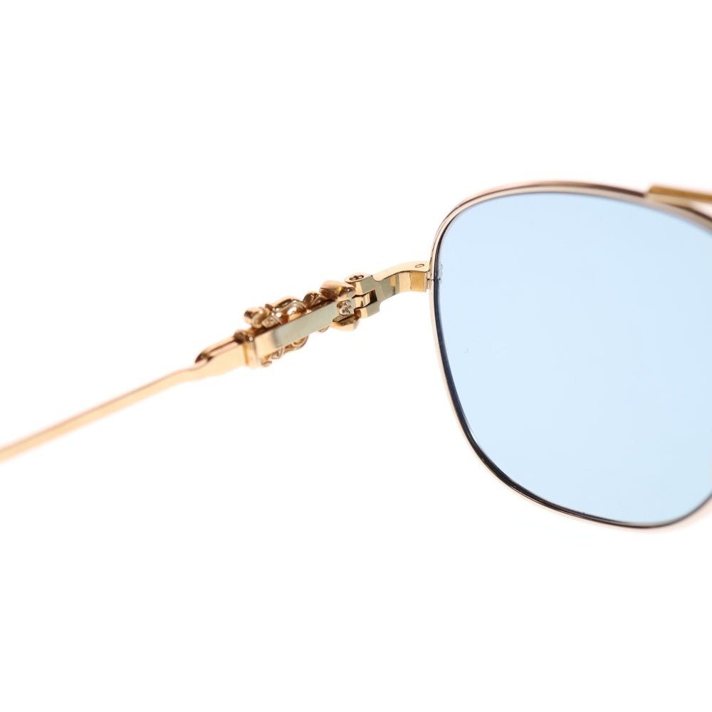 CHROME HEARTS(クロムハーツ) WENCE アイウェア サングラス ダブルブリッジ ダガーテンプル ゴールド