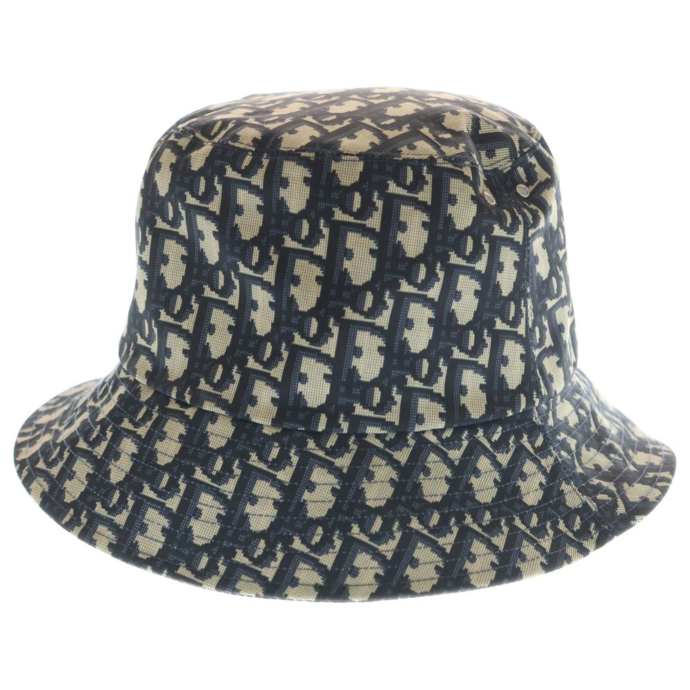 Christian Dior(クリスチャンディオール) テディーD オブリークリバーシブルハット ハット トロッター レディース ネイビー 95TDD923A130