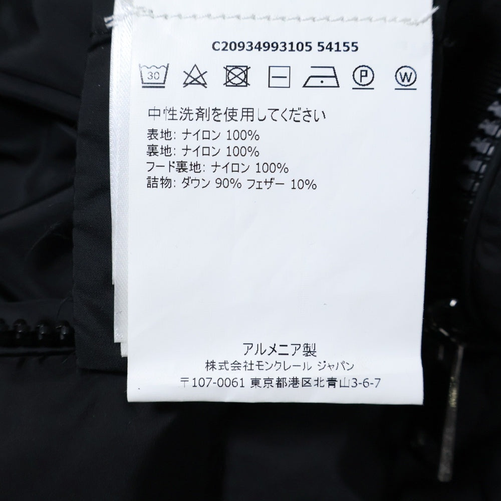 MONCLER(モンクレール) FLAMMETTE GIUBBOTTO フラメッテ ダウンジャケット ダウンジャケット ブラック レディース C20934993105 54155