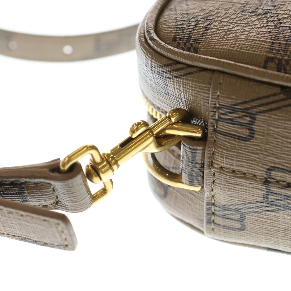 BALENCIAGA(バレンシアガ) BB総柄モノグラム シグネチャーカメラショルダーバッグ ブラウン 702723