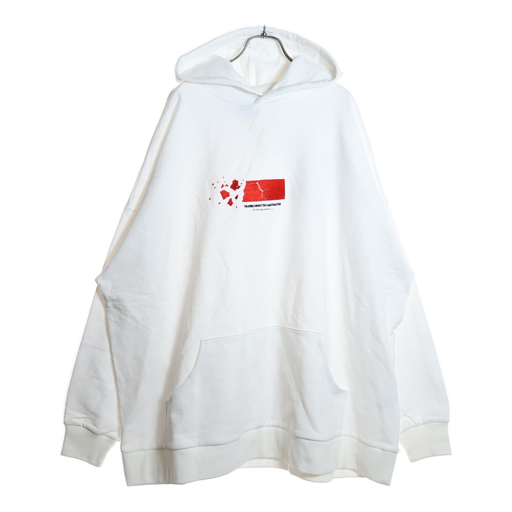 TALKING ABOUT THE ABSTRACTION(トーキング アバウト ザ アブストラクション) ボルトパーカー CHALLES PHOTO PARKA-A ホワイト SS-PPK-001A