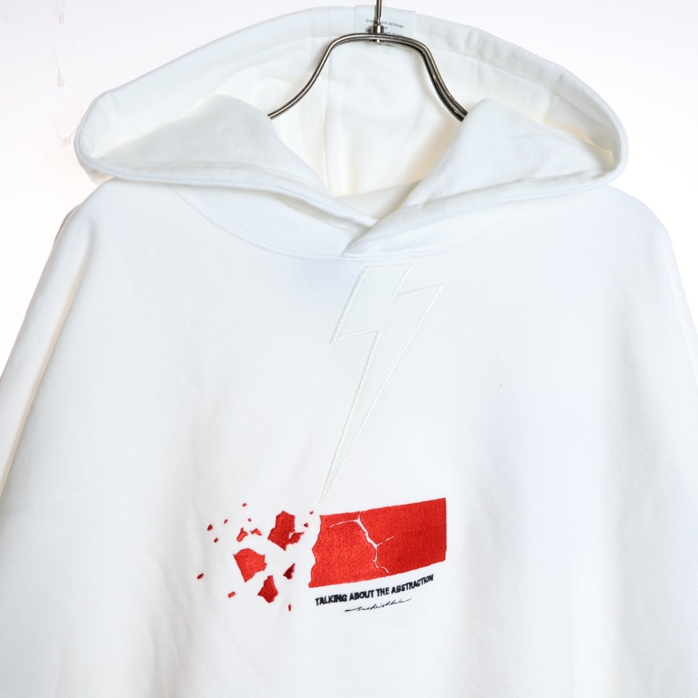 TALKING ABOUT THE ABSTRACTION(トーキング アバウト ザ アブストラクション) ボルトパーカー CHALLES PHOTO PARKA-A ホワイト SS-PPK-001A