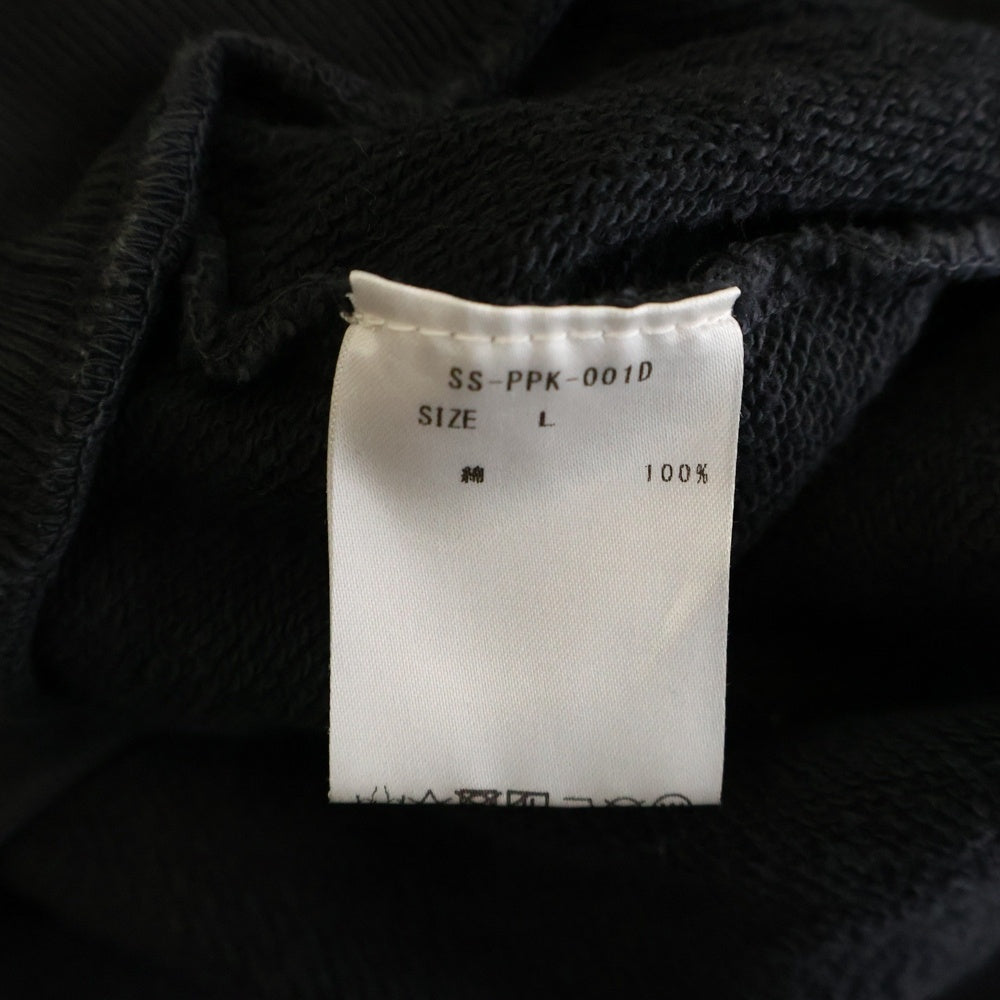 TALKING ABOUT THE ABSTRACTION(トーキング アバウト ザ アブストラクション) CHALSE PHOTO PARKA ニルヴァーナ プリント パーカー TYPE3 ブラック SS-PPK-0010