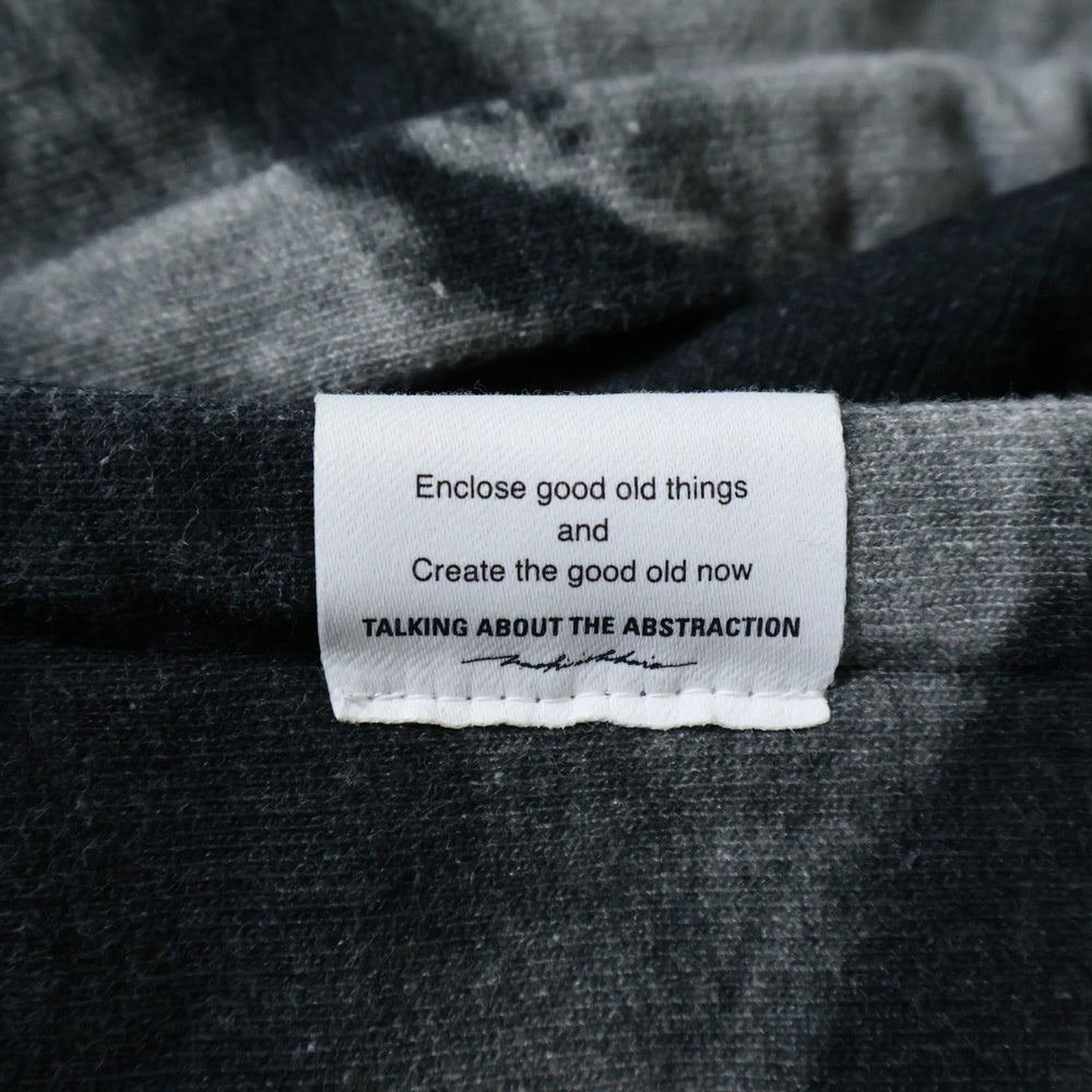 TALKING ABOUT THE ABSTRACTION(トーキング アバウト ザ アブストラクション) CHALLES PHOTO PRINT PARKA シャルレス フォトプリント オーバーサイズ プルオーバーパーカー グレー SS-PPK-0001A