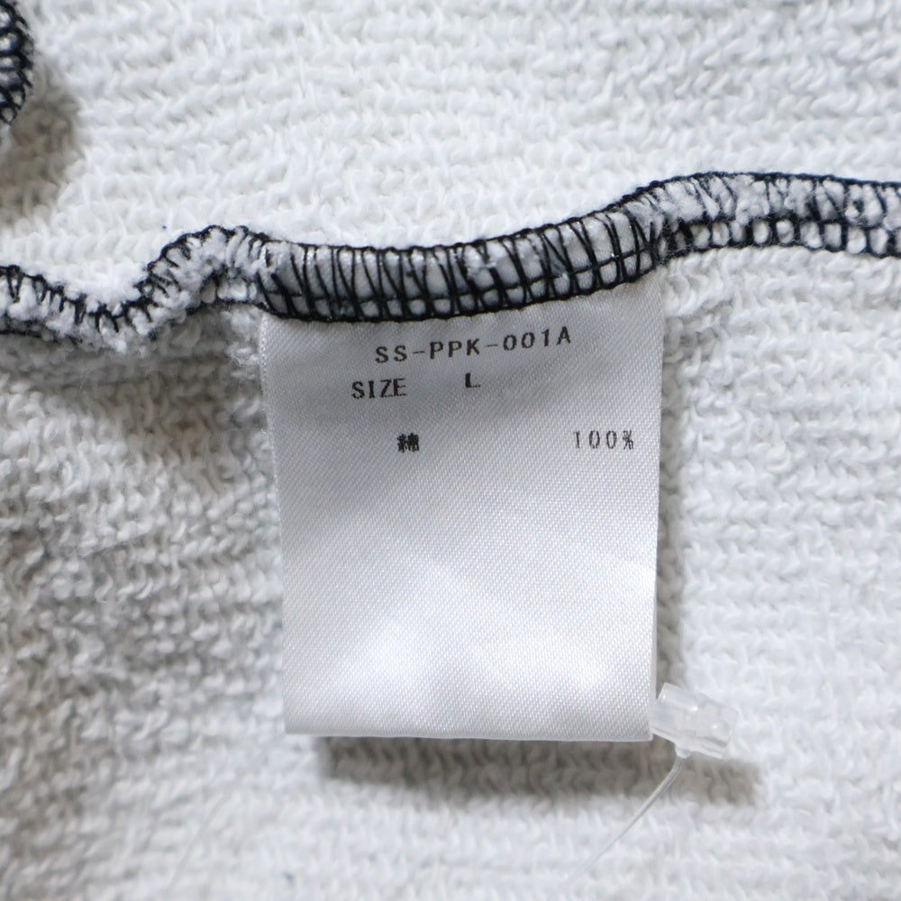 TALKING ABOUT THE ABSTRACTION(トーキング アバウト ザ アブストラクション) CHALLES PHOTO PRINT PARKA シャルレス フォトプリント オーバーサイズ プルオーバーパーカー グレー SS-PPK-0001A