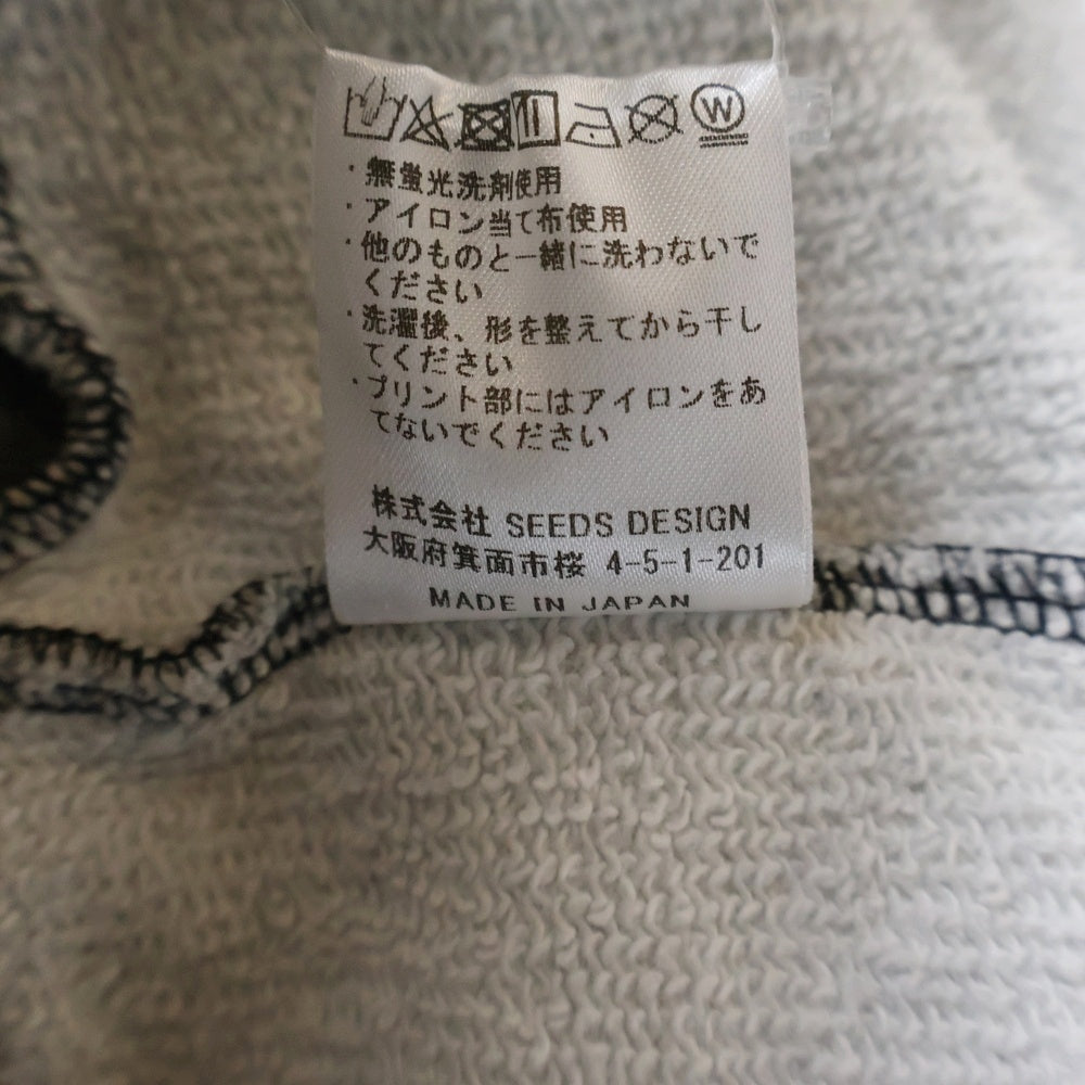 TALKING ABOUT THE ABSTRACTION(トーキング アバウト ザ アブストラクション) CHALLES PHOTO PRINT PARKA シャルレス フォトプリント オーバーサイズ プルオーバーパーカー グレー SS-PPK-0001A