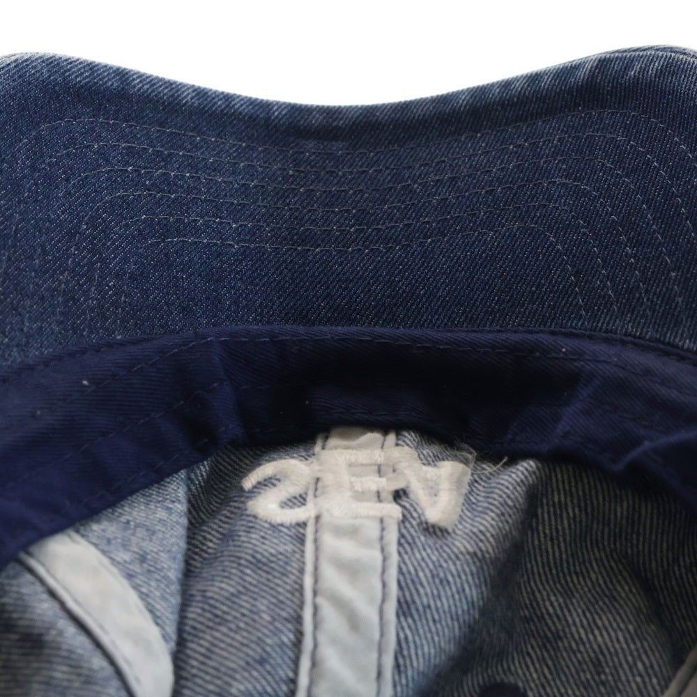 WIND AND SEA(ウィンダンシー) デニムキャップ ロゴ刺繍 アジャスター インディゴ WDS-20S-GD-01