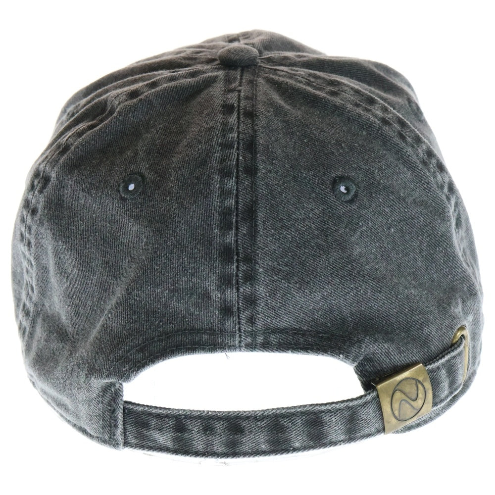 WIND AND SEA(ウィンダンシー) ブラックデニムキャップ ロゴ刺繍 アジャスター ブラック WDS-20S-GD-02