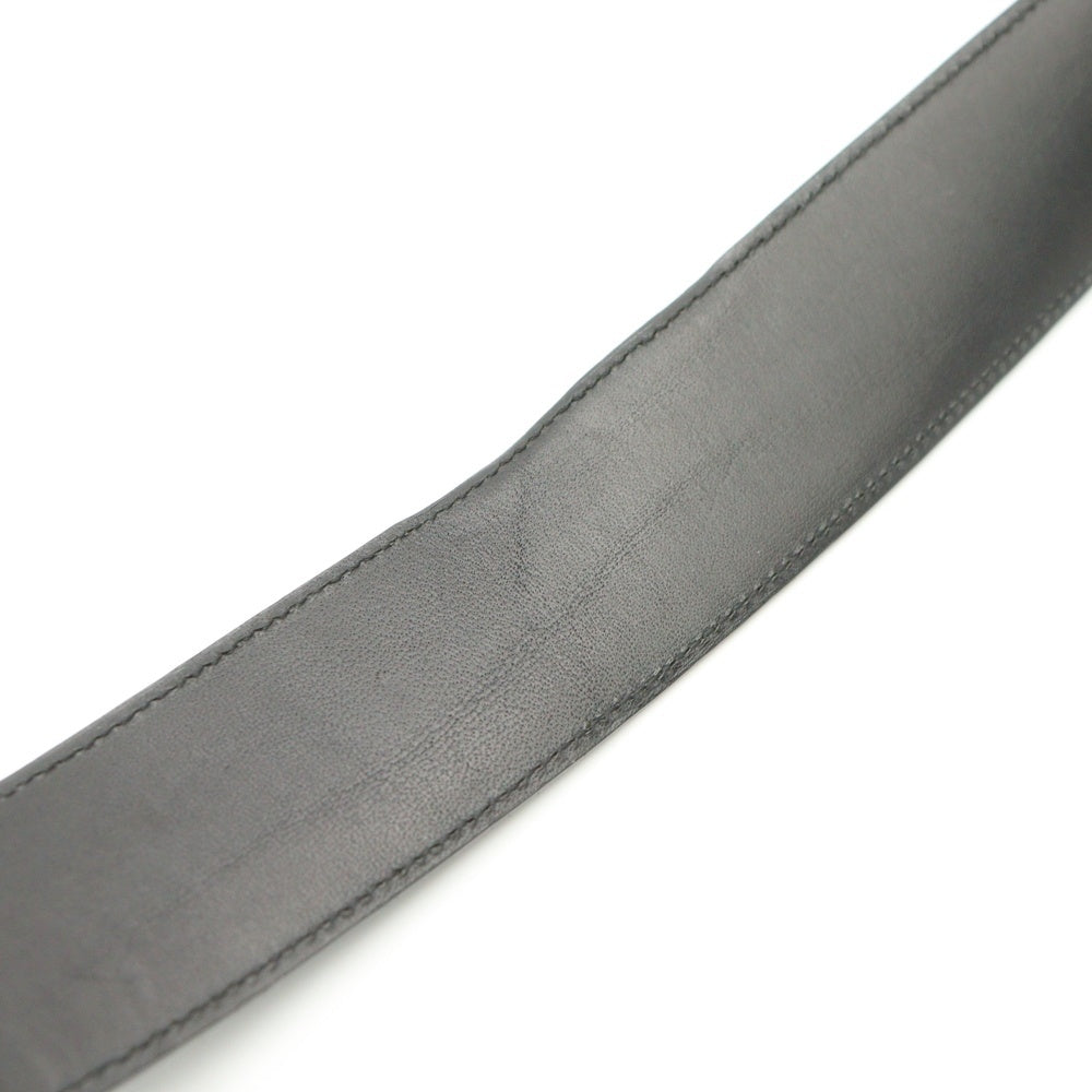 CHROME HEARTS(クロムハーツ) 1.5 STRAP CEMETERY 1.5inchセメタリークロスパッチ レザーベルト ブラック