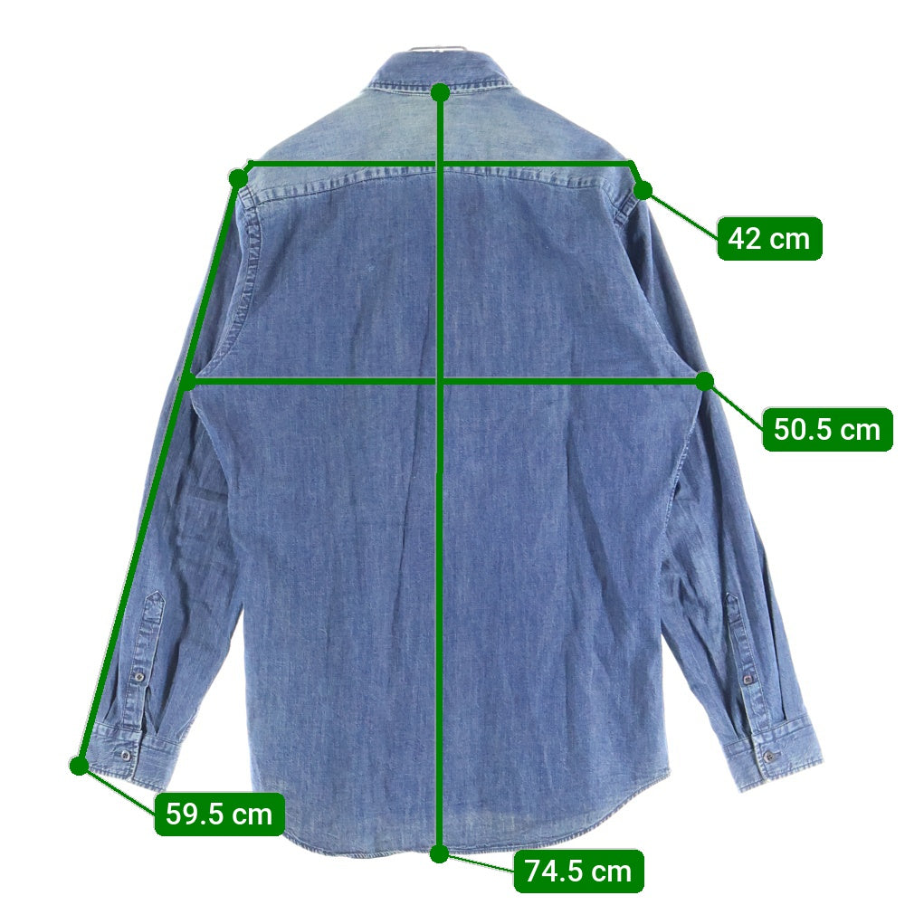 PRADA(プラダ) デニム長袖シャツ インディゴ