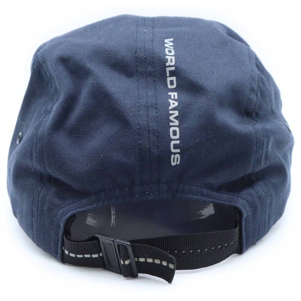SUPREME(シュプリーム) 18AW Reflective Tab Pocket Camp Cap リフレクティブタブポケット ボックスロゴキャンプキャップ ネイビー