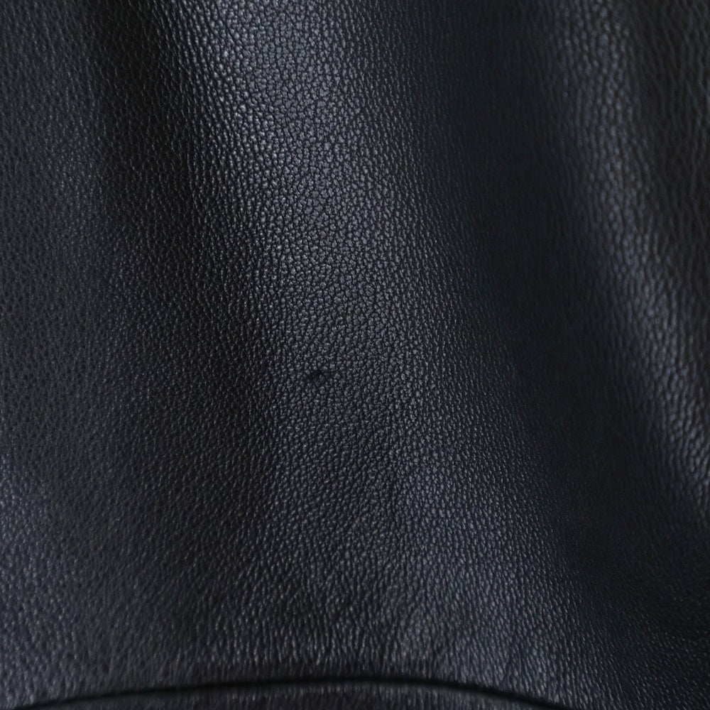 GIVENCHY(ジバンシィ) 17SS スタープリントレザー切り替えTシャツ サイドジップ ブラック 17S 0401 434