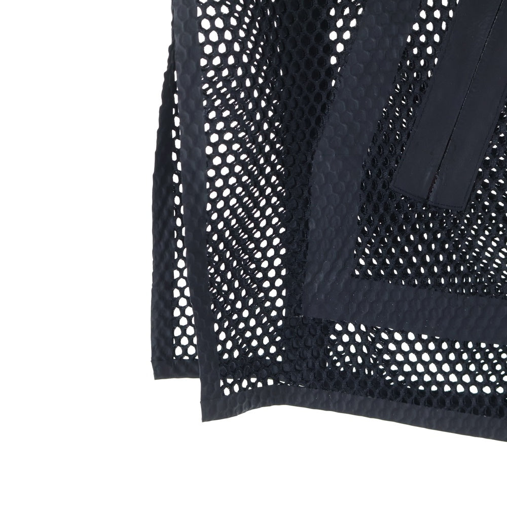 FENDI(フェンディ) ノースリーブ メッシュ パーカー ジップアップ フェンディモンスター ブラック FW0964 A6TS F0FQA1