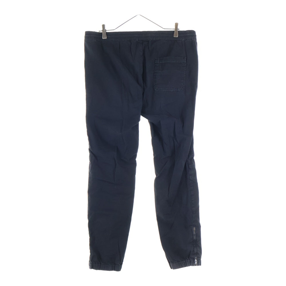 HYDROGEN(ハイドロゲン) コットンライダースパンツ フルレングス ストレッチ ブラック