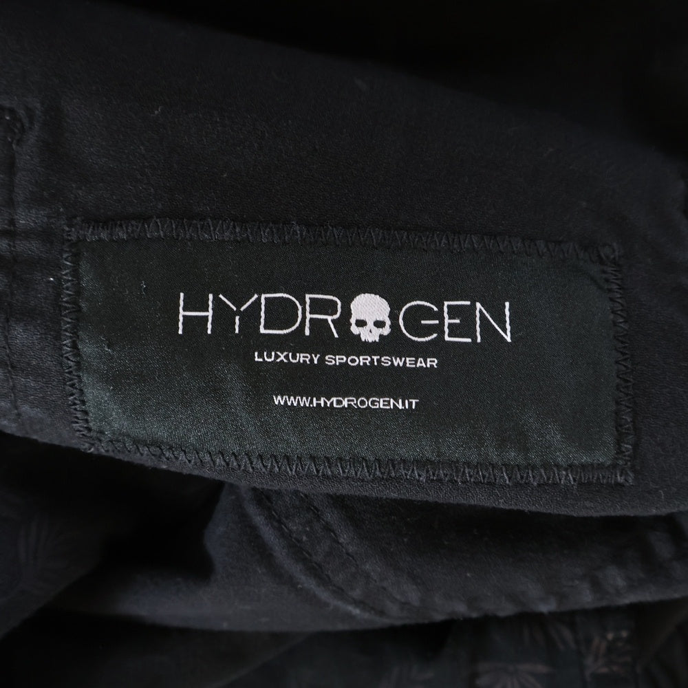 HYDROGEN(ハイドロゲン) コットンライダースパンツ フルレングス ストレッチ ブラック