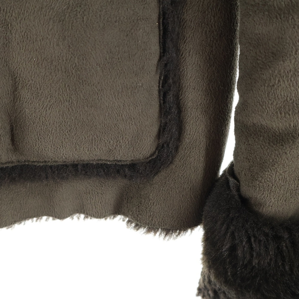 MAX&CO(マックス アンド コー) ジップアップ ムートン ジャケット オリーブ TIC1001