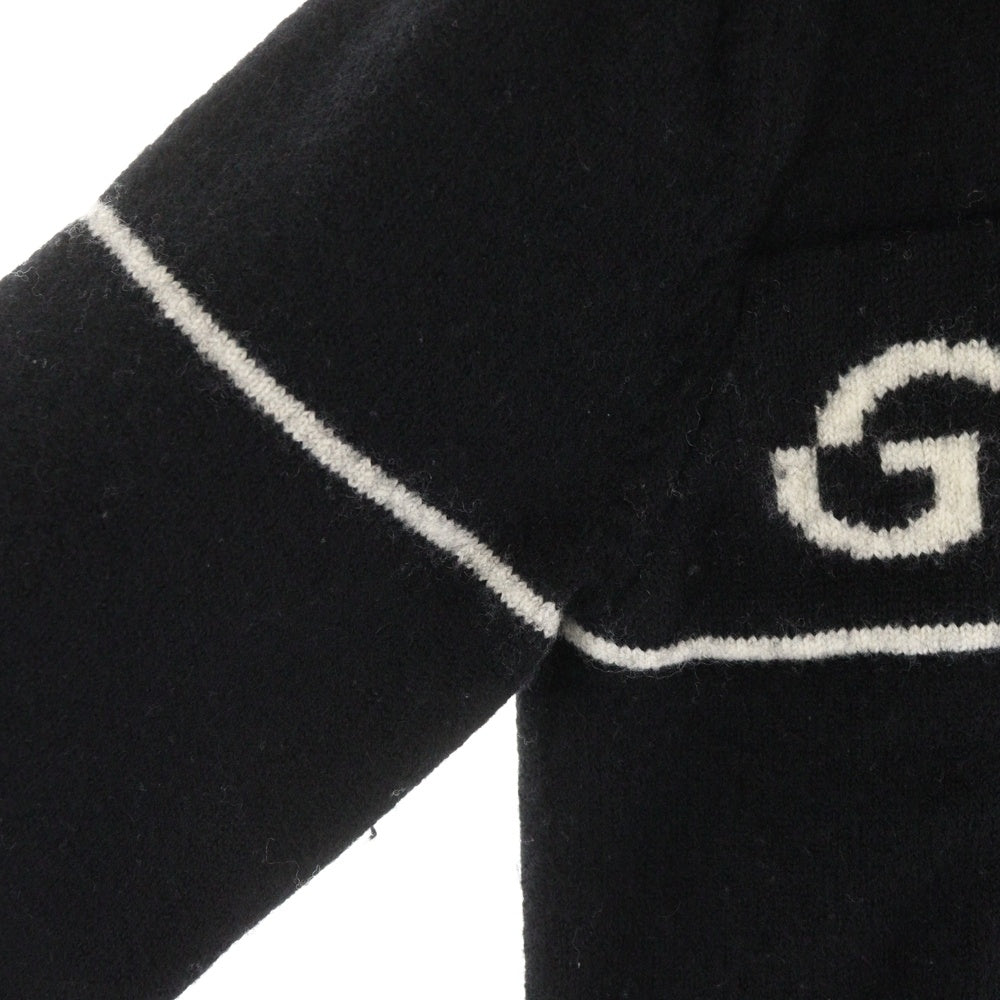 GIVENCHY(ジバンシィ) フロント ロゴ ニット セーター クルーネック ブラック BM90B44Y5D