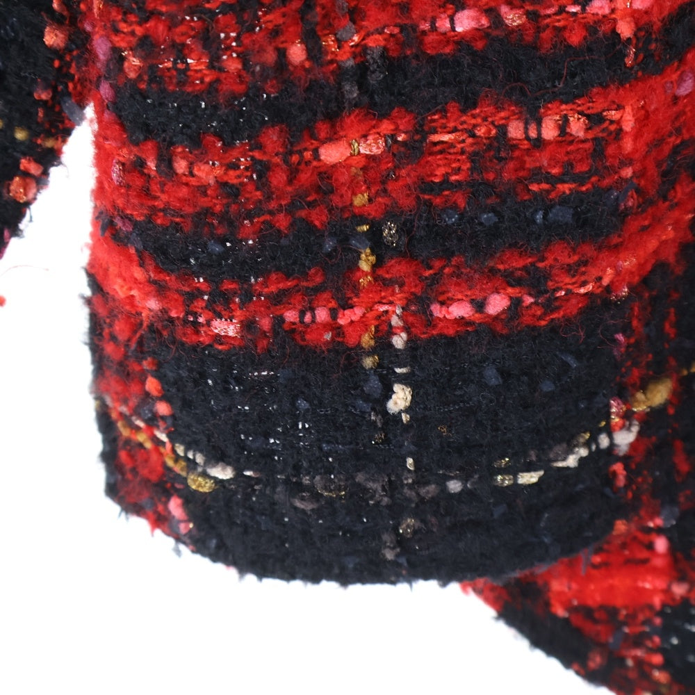 FAITH CONNEXION(フェイスコネクション) Tweed Overshirt ツイード オーバーサイズ長袖シャツ