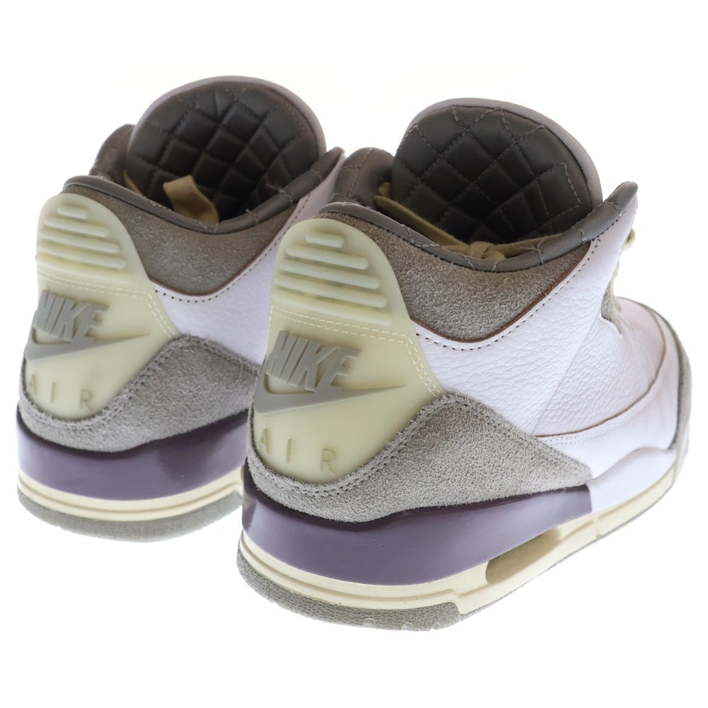 NIKE(ナイキ) × A MA MANIERE WMNS AIR JORDAN 3 RETRO SP アママニエール エアジョーダン3 ハイカットスニーカー ホワイト DH3434-110 US10.5/27.5cm