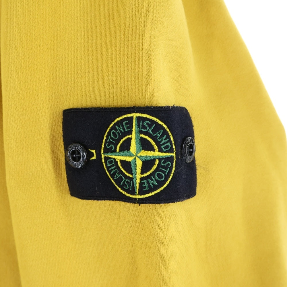 STONE ISLAND(ストーンアイランド) ワッペン付き クルーネックスウェット トレーナー イエロー 811563051