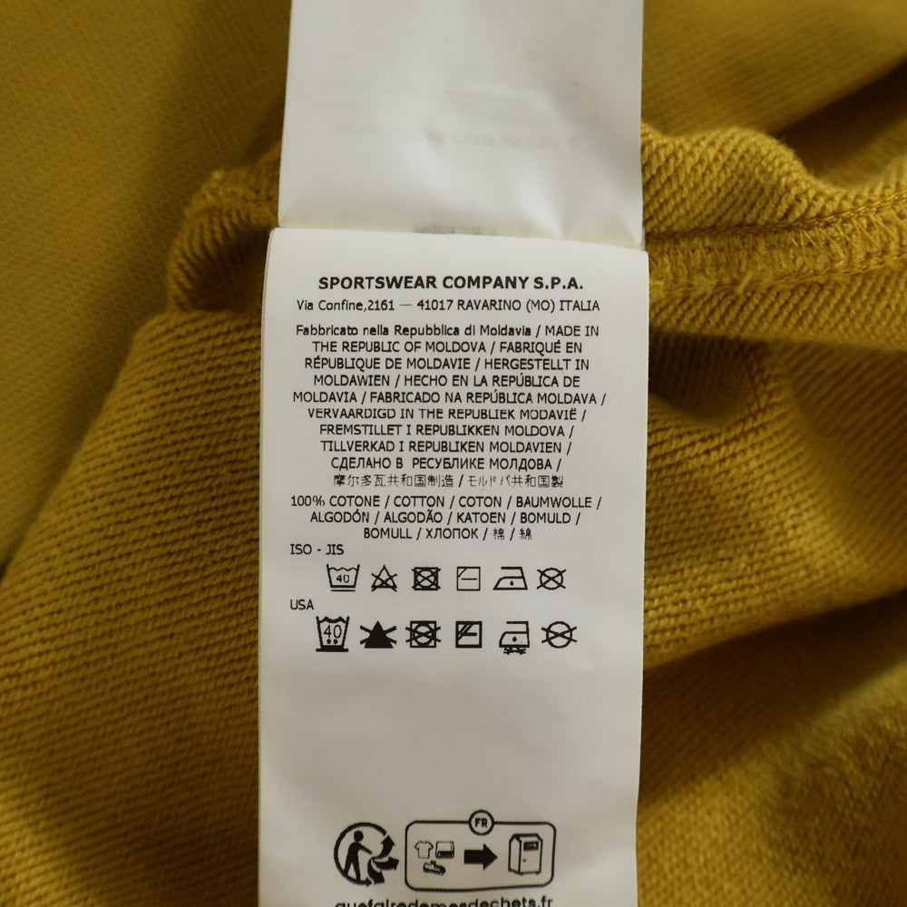 STONE ISLAND(ストーンアイランド) ワッペン付き クルーネックスウェット トレーナー イエロー 811563051