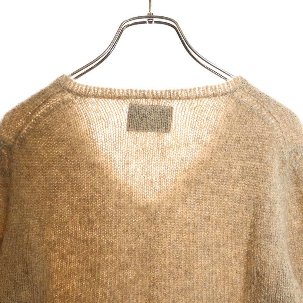 NUMBER (N)INE(ナンバーナイン) 09AW ダメージグランジニット モヘアセーター ベージュ F09-NK011