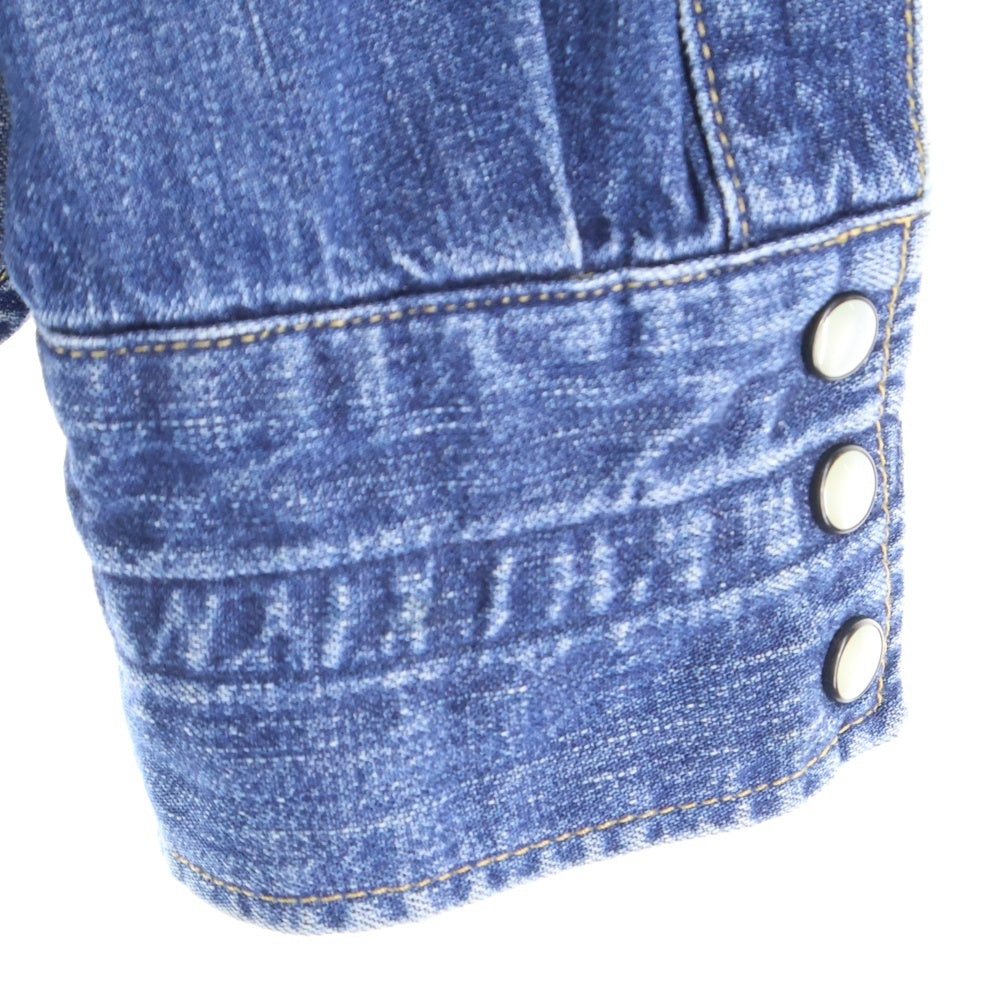 NUMBER (N)INE(ナンバーナイン) 07AW デニムウェスタンシャツ 長袖シャツ スナップボタン インディゴ F07-NNS001B