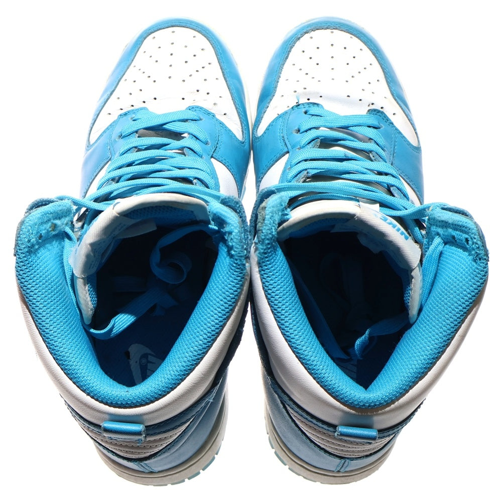 NIKE(ナイキ) DUNK HIGH RETRO CHAMPIONSHIP BLUE DD1399-400 ダンク レトロ チャンピオンシップブルー ハイカットスニーカー US7/25.0cm ホワイト/ブルー