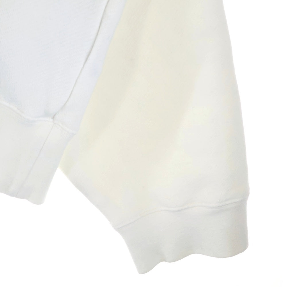 Palm Angels(パームエンジェルス) Kill THE Bear Sweatshirt キルザベアスウェットシャツ フロントデザイン クルーネックトレーナー ホワイト PMBA026C99FLE002