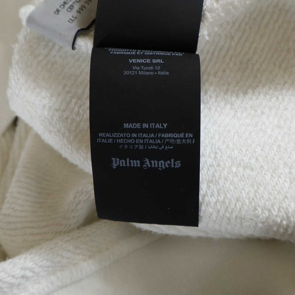 Palm Angels(パームエンジェルス) Kill THE Bear Sweatshirt キルザベアスウェットシャツ フロントデザイン クルーネックトレーナー ホワイト PMBA026C99FLE002