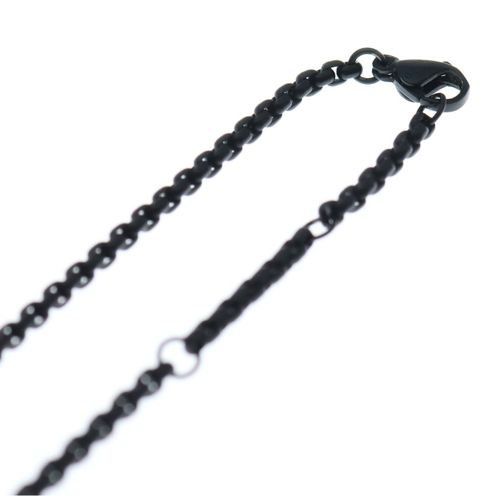 FRED(フレッド) フォース10 ウインチ 吾日三省吾身 チェーンネックレス タグ ブラック チタン 1432275