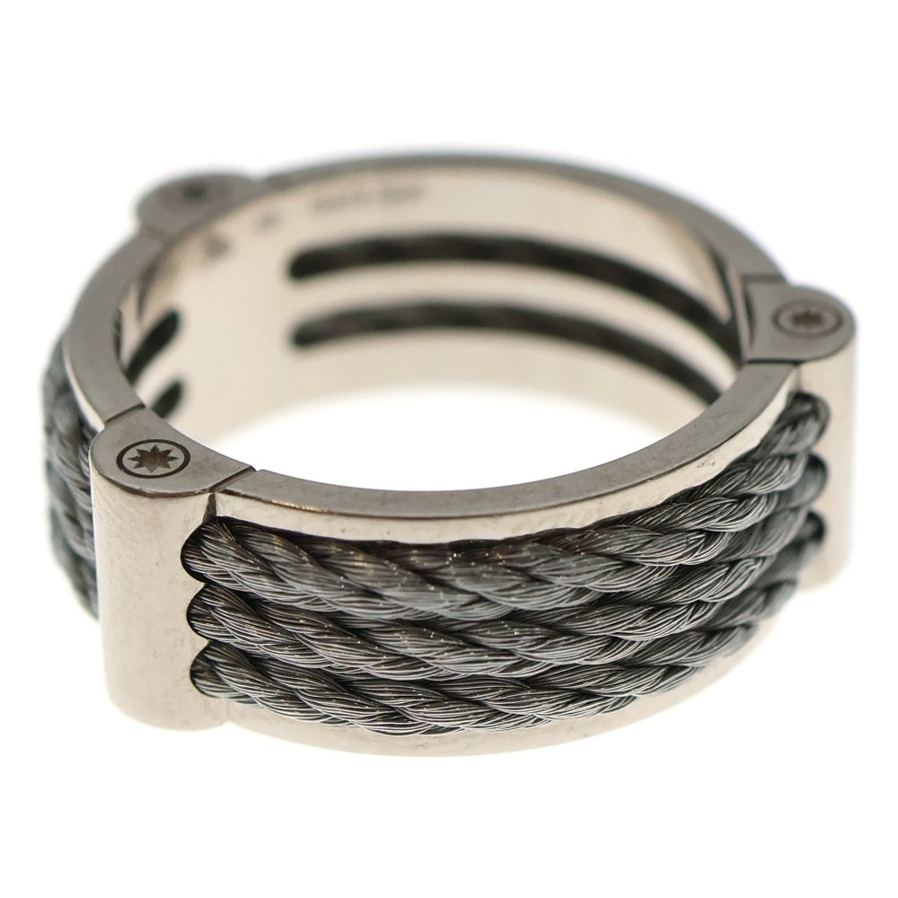 FRED(フレッド) フォース10 ウインチ リング Au750 スチール シルバー 1627057