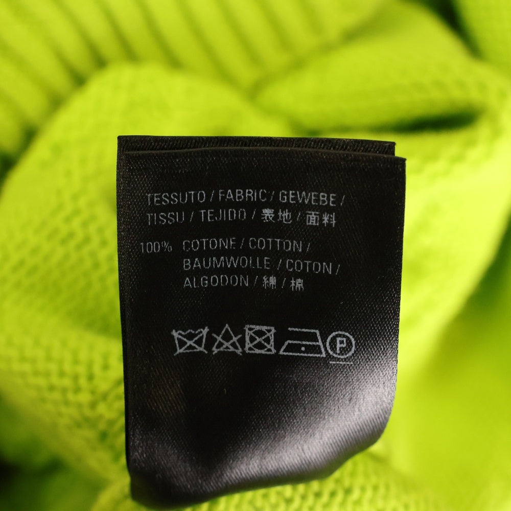 BALENCIAGA(バレンシアガ) Logo Jacquard Sweater クルーネックニットセーター イエロー 599886 T3166