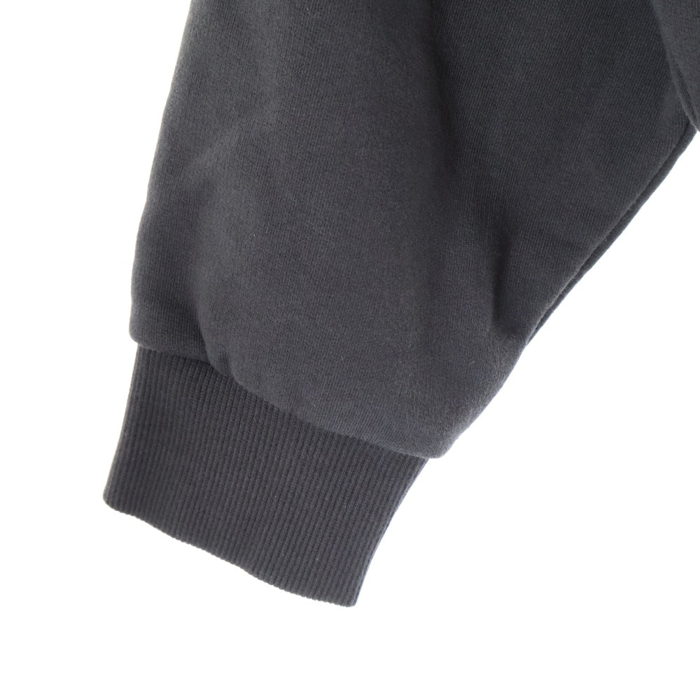 KITH(キス) Quarter Zip Popover Sweatshirt ロゴ刺繍 襟付きハーフジップスウェット グレー