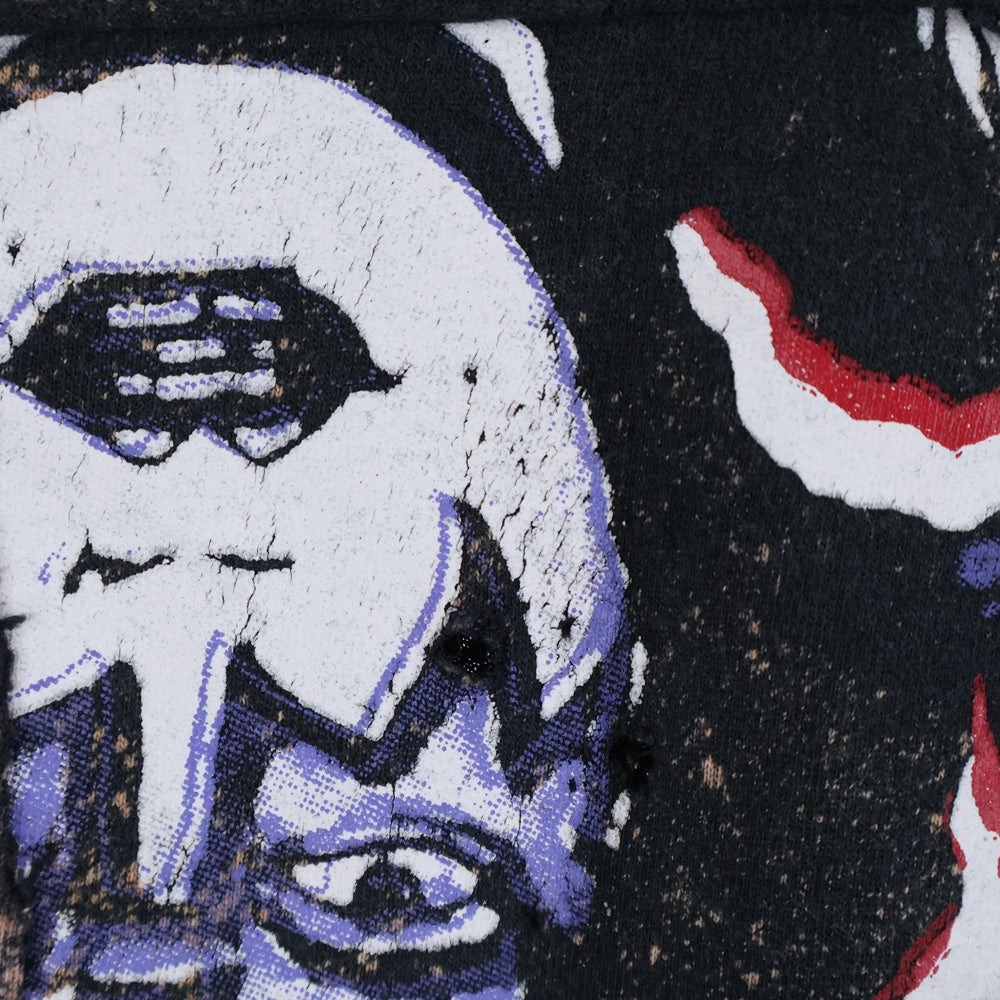 ZAC∴VARGAS(ザックバルガス) パッチワーク ダメージ加工 ショートスリーブカットソー 半袖Tシャツ マルチカラー