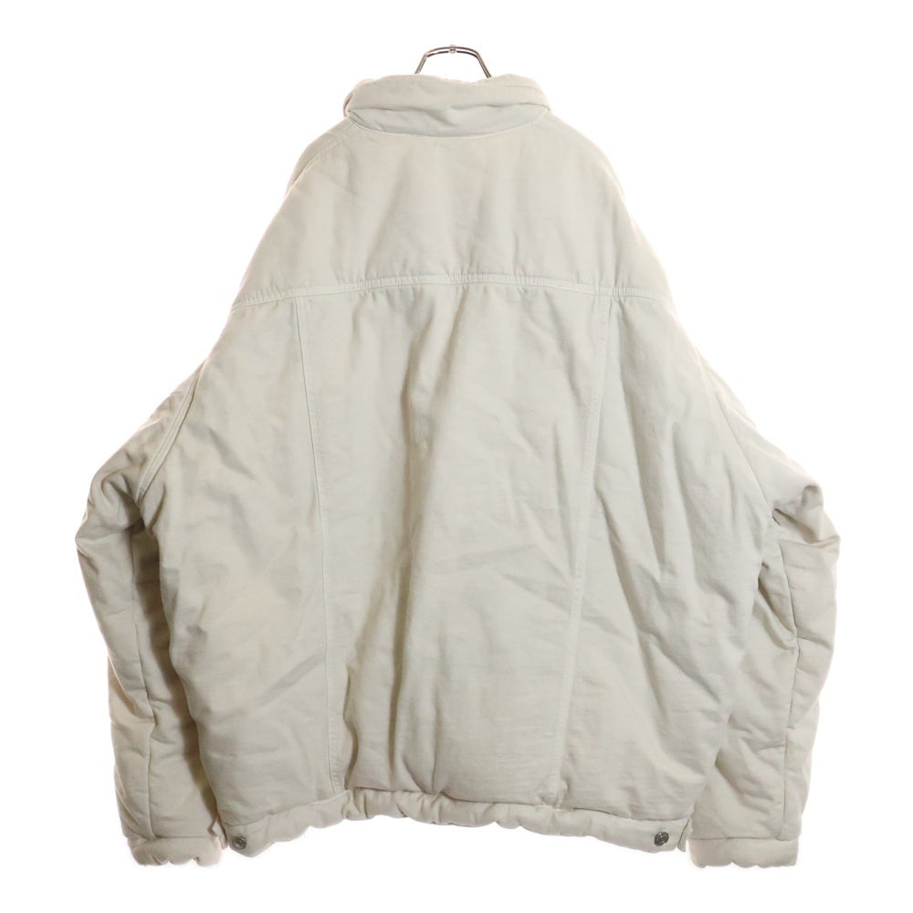 BALENCIAGA(バレンシアガ) 22AW PADDING DENIM JACKET オーバーサイズド パディング デニムジャケット ホワイト 681689