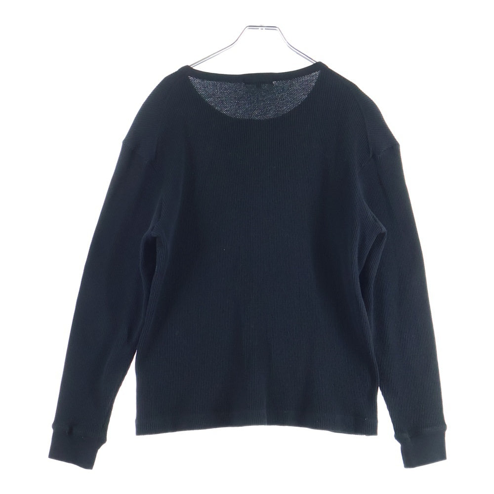 MACKINTOSH(マッキントッシュ) ヘンリーネック サーマル長袖Tシャツ カットソー ブラック