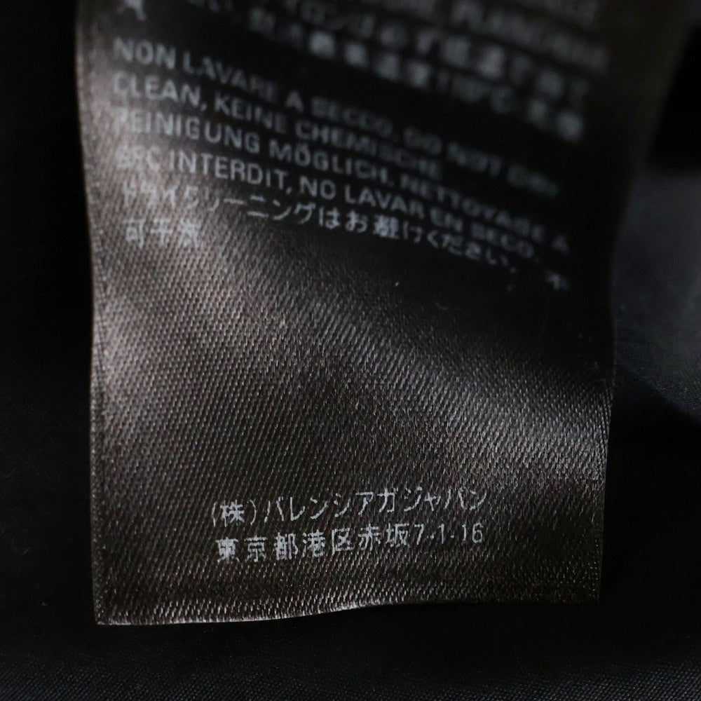 BALENCIAGA(バレンシアガ) 20AW Free Your Mind オーバーサイズ長袖シャツ ブラック 642309 TYB18