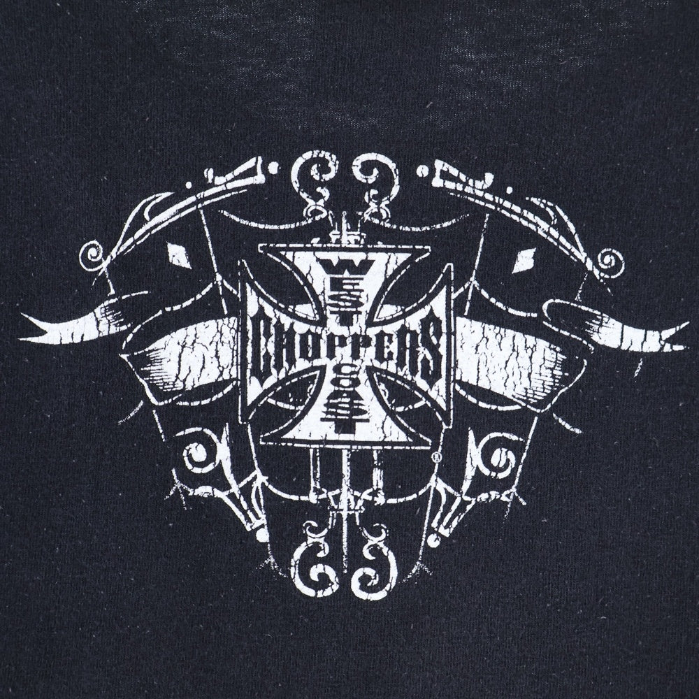 VINTAGE(ヴィンテージ) 00s WEST COAST CHOPPERS ウェストコーストチョッパーズ プリント半袖Tシャツ クルーネックカットソー ブラック