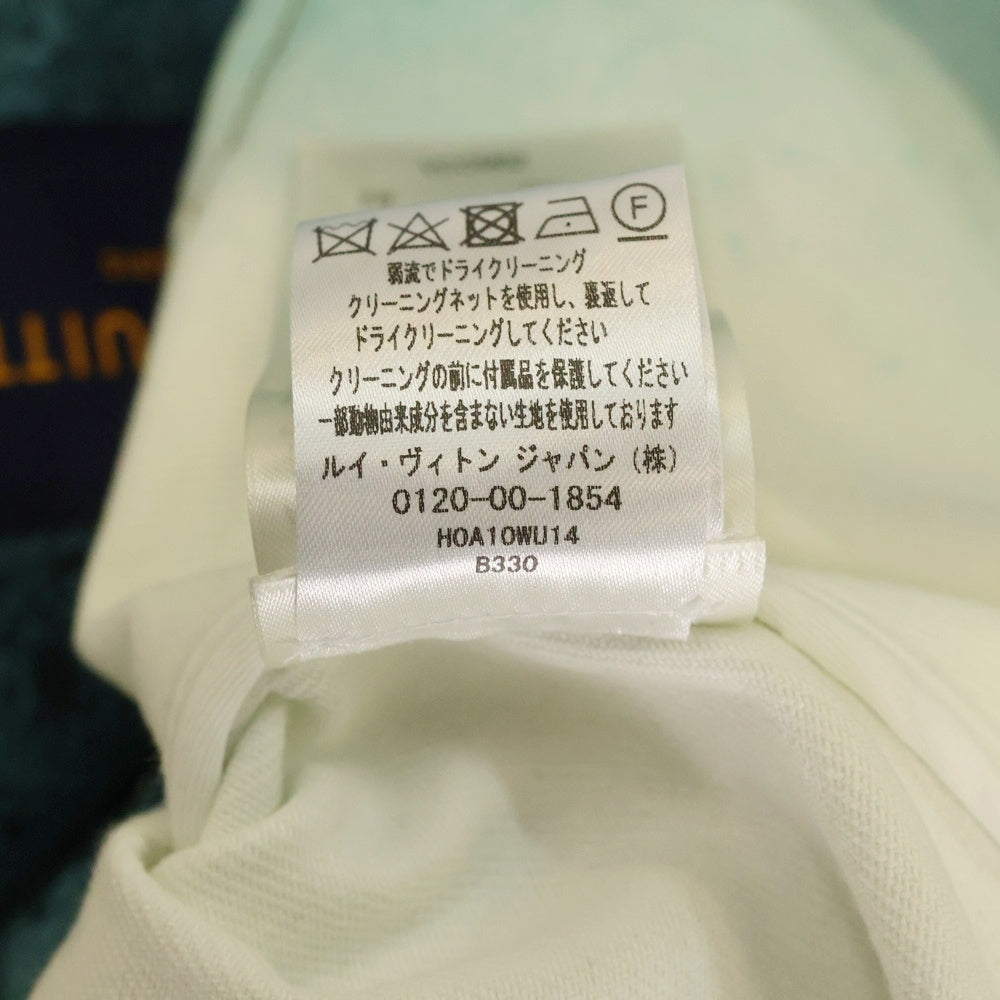 LOUIS VUITTON(ルイヴィトン) 23SS スプレーモノグラムデニムトラッカージャケット RM231M U14 HOA10W ホワイト/ブルー