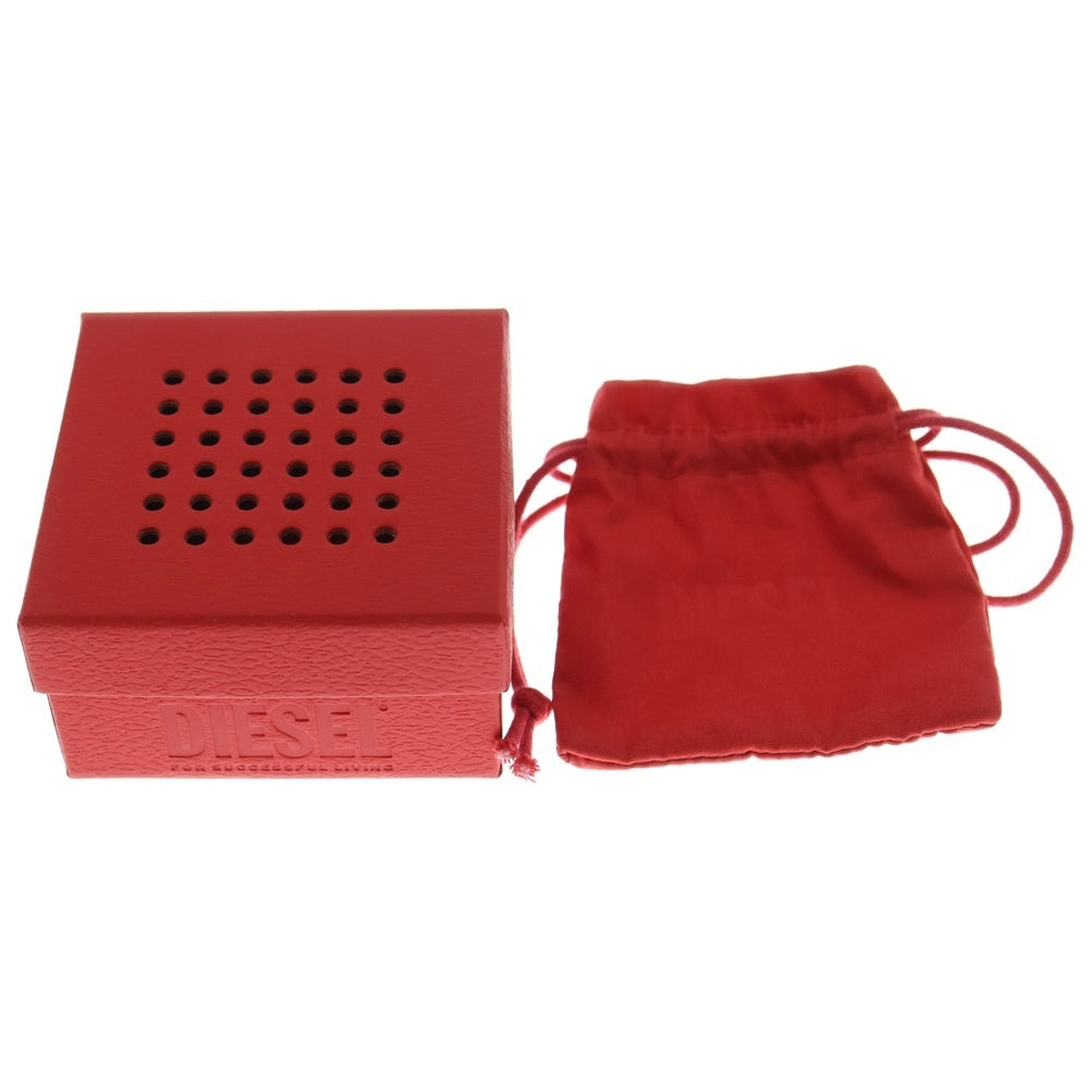 DIESEL(ディーゼル) Dロゴ チェーン ネックレス スチール シルバー