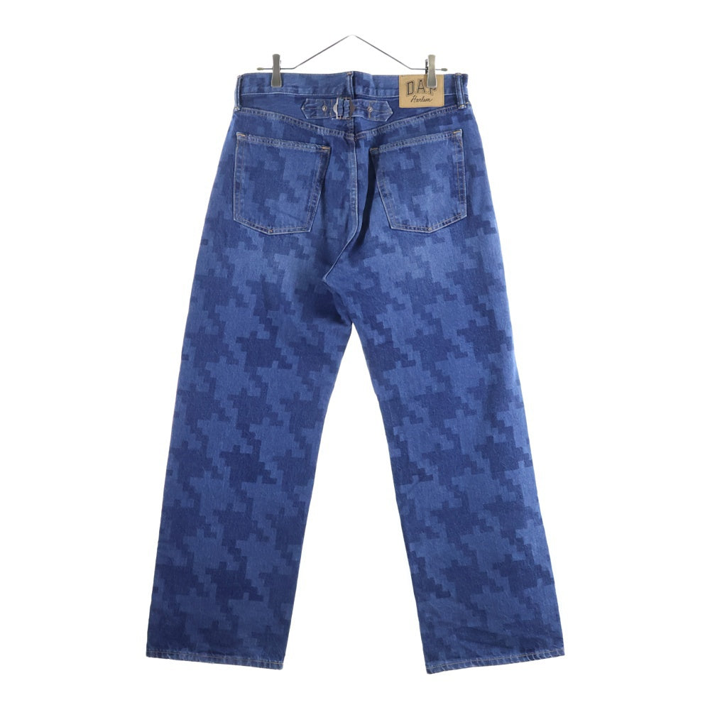 GAP(ギャップ) ルーズフィット バギージーンズ 千鳥格子 インディゴ