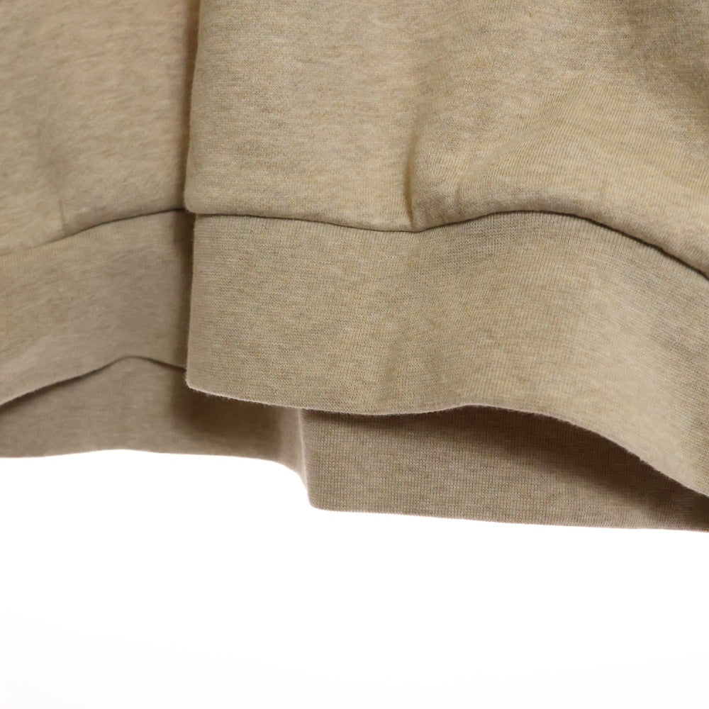 ESSENTIALS FEAR OF GOD(エッセンシャル フィアオブゴッド) プルオーバー パーカー ラバーロゴプリント ベージュ
