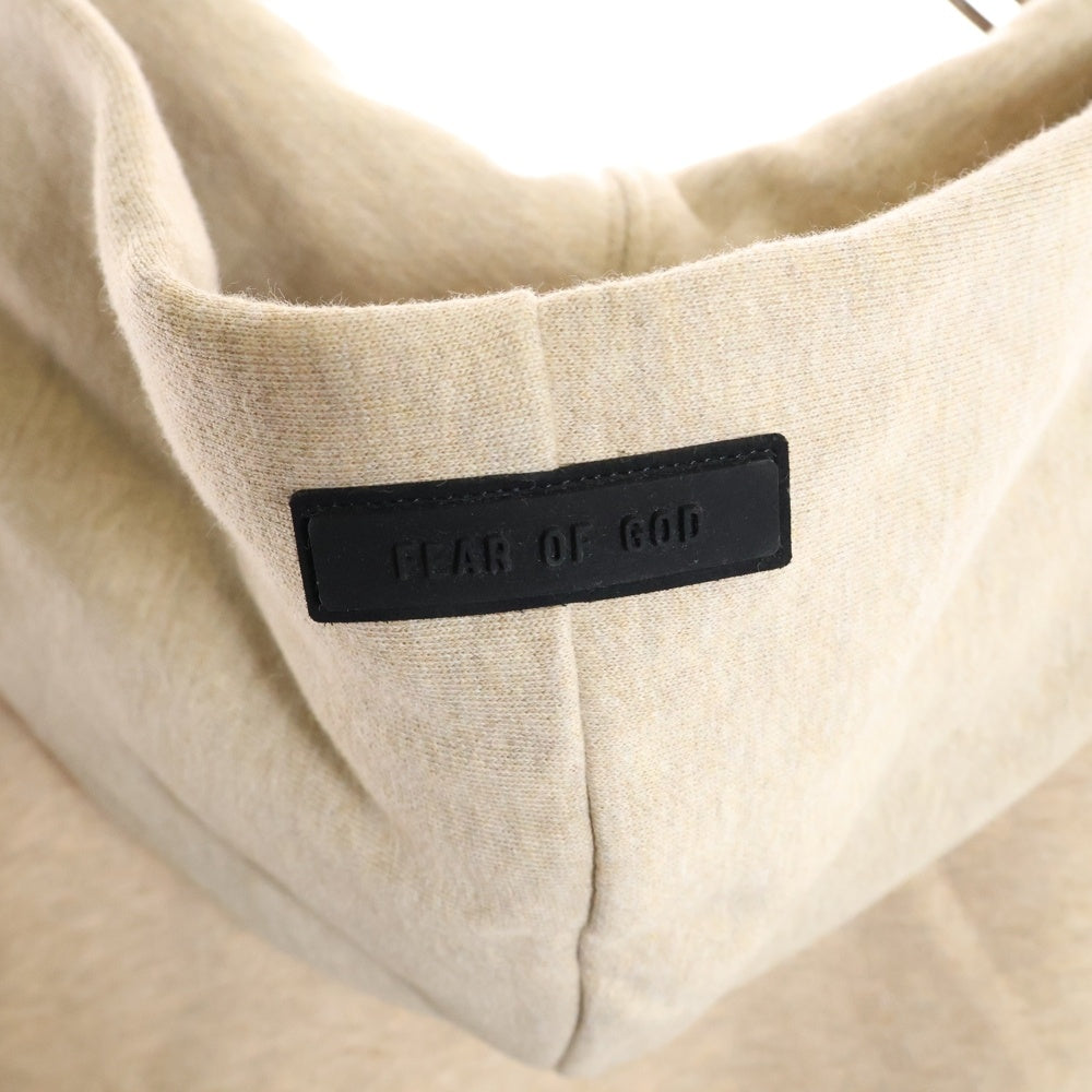 ESSENTIALS FEAR OF GOD(エッセンシャル フィアオブゴッド) プルオーバー パーカー ラバーロゴプリント ベージュ