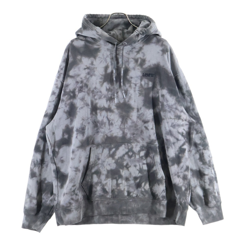 Levi's(リーバイス) タイダイ柄 プルオーバー パーカー グレー