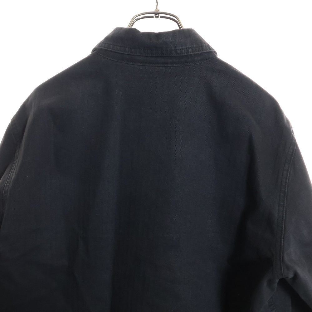 CHROME HEARTS(クロムハーツ) WORK DOG ワークドッグ クロスボールボタン 中綿デニムジャケット ブラック