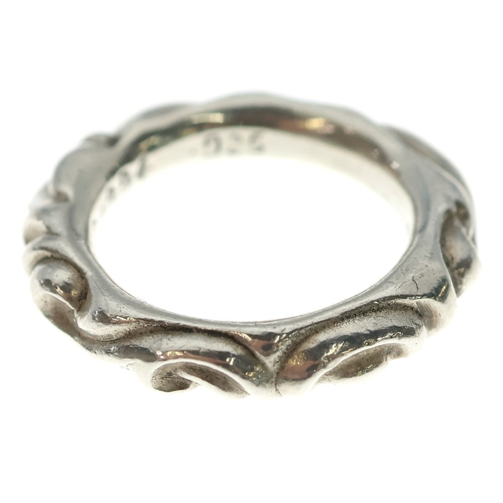 CHROME HEARTS(クロムハーツ) SCRL BAND スクロールバンド リング シルバー BCA351
