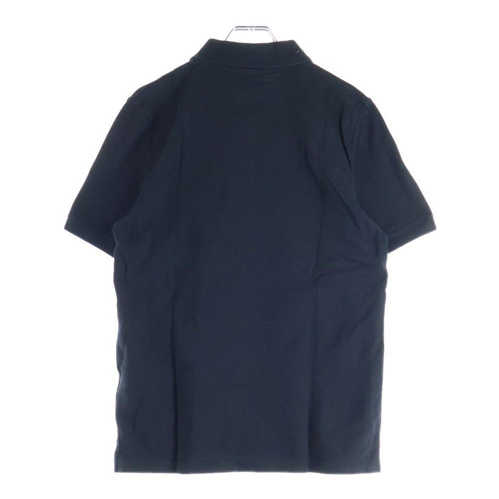 MAISON KITSUNE(メゾンキツネ) フォックスヘッドパッチ 半袖ポロシャツ ブラック LM00208KJ7002